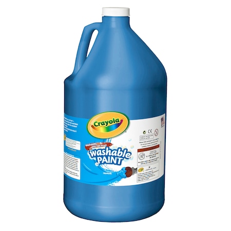 Crayola Washable Paint, Blue, Gallon 5421285042